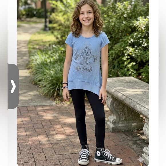 PFI WESTERN Other - PFI WESTERN Rhinestone Fleur-de-Lis Top Tunic mini dress NWT